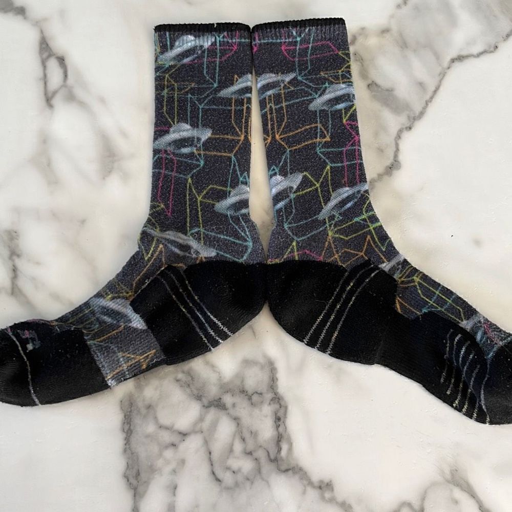Russell Athletic UFO Graphic Casual Socks